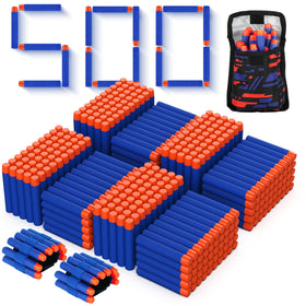 Tudaymol Nerf bullets 500 blue darts for smooth, safe play