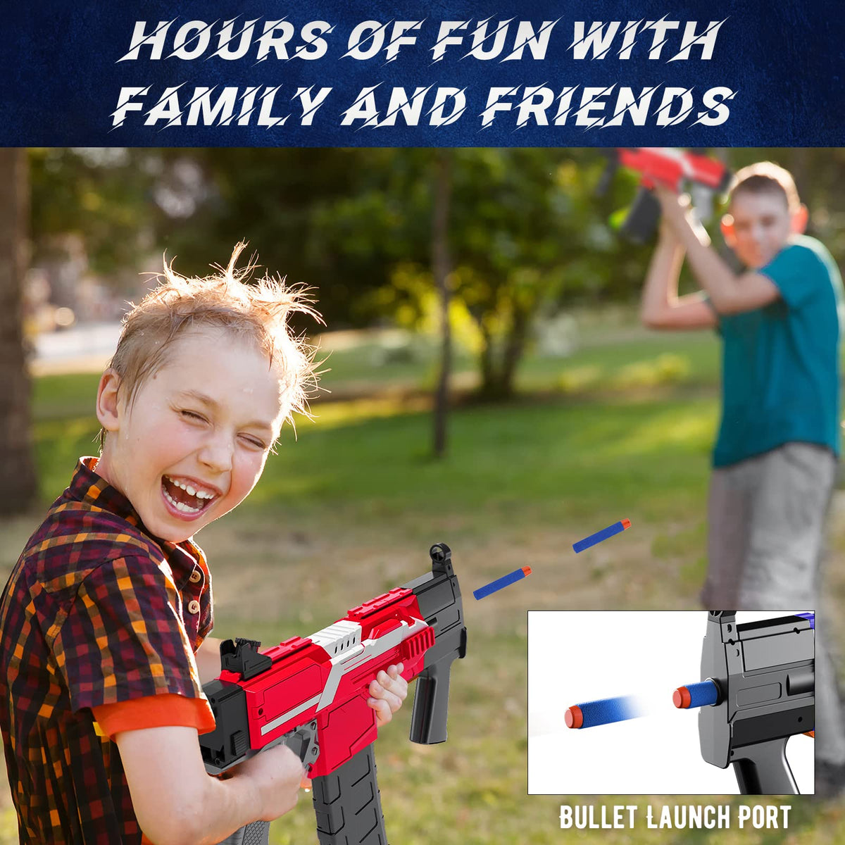 Tudaymol Nerf bullets 500-pack crafted from durable EVA foam and safe materials