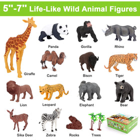 Tudoccy elephant figurine with detailed sculpt for tactile exploration