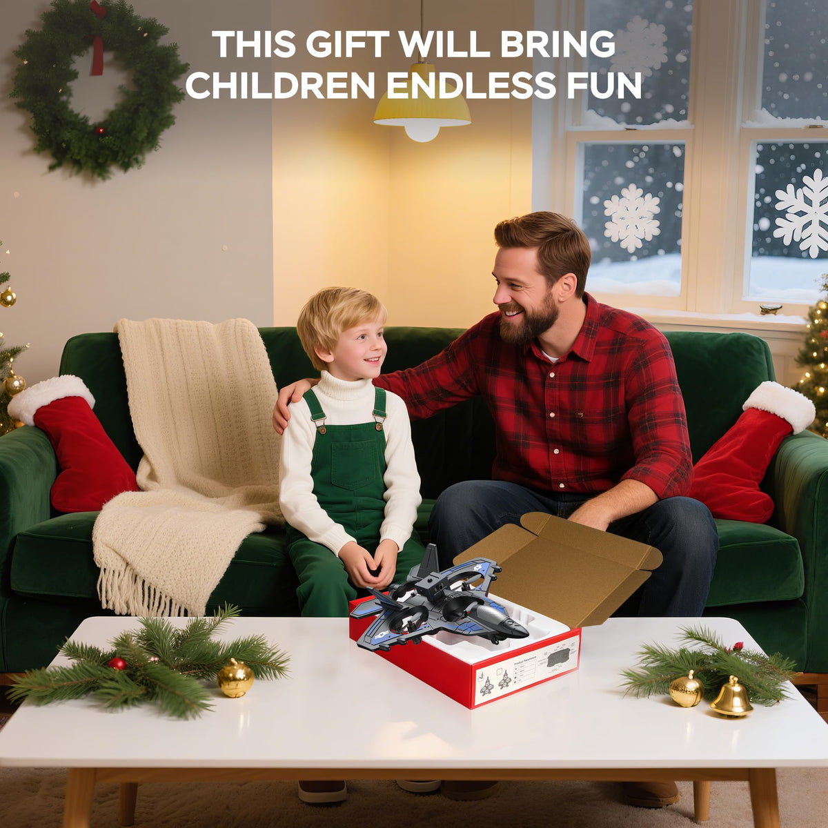 TUEESN RC Plane makes a great gift for young pilots.