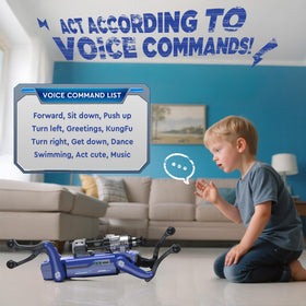 TUEESN robot dog attack function operates safely with soft targets