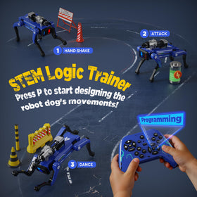 TUEESN robot dog programming mode enables kids to craft sequences