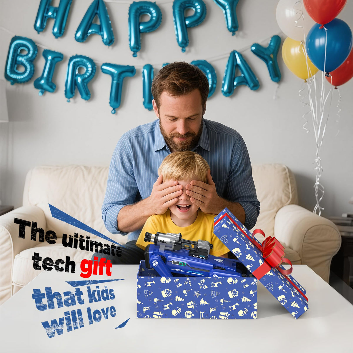 TUEESN remote control included for instant, hassle-free fun