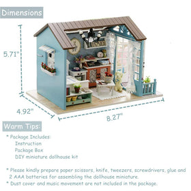 TuKIIE display-ready dollhouse decor for home.