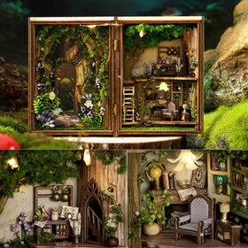 TuKIIE logs, flowers, and vines create a charming miniature world.