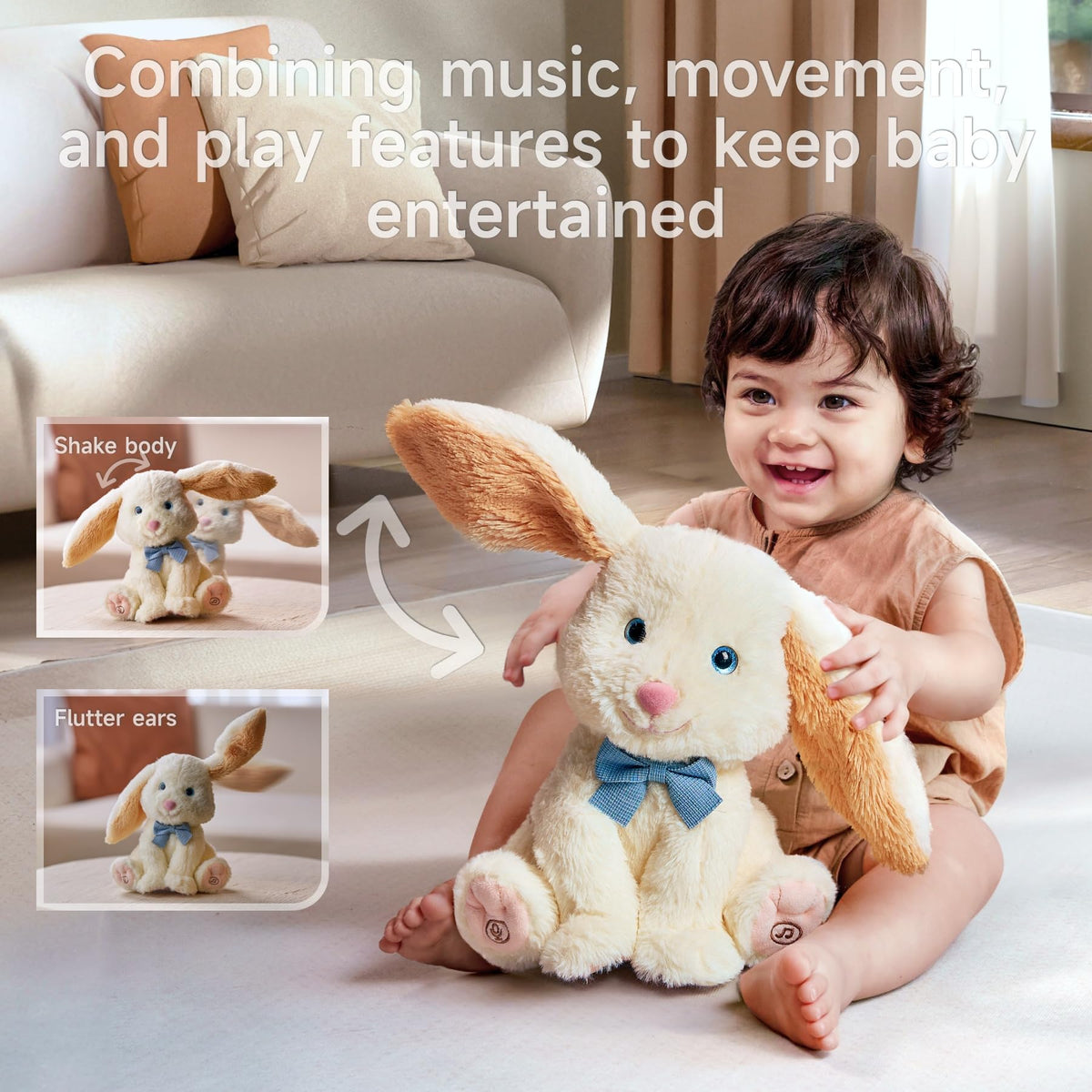 Tumama Kids bunny sings cheerful nursery rhymes to invite singing and swaying