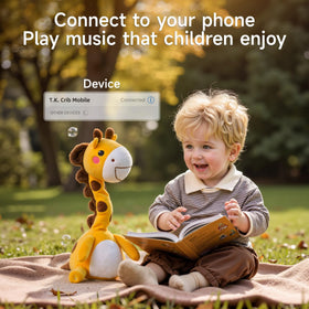 TUMAMA KIDS upgrade-connected giraffe toy works with a phone for added stories