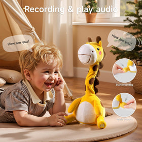 TUMAMA KIDS giraffe toy uses safe plush materials for worry-free playtime