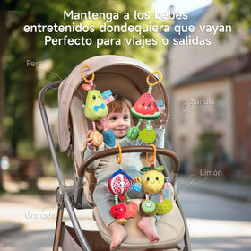 TUMAMA KIDS hanging baby gym mobile plush toy on crib or stroller
