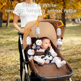Tumama Kids hanging rattle clip easily attaches to stroller