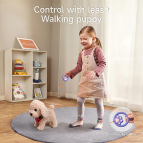 TUMAMA KIDS plush puppy barks and moves with the leash control