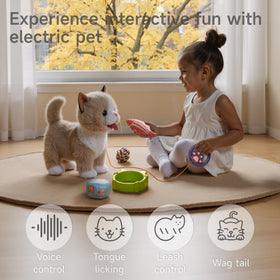 TUMAMA KIDS remote-control leash enabling authentic walking and interactive pretend games.