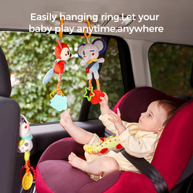 Tumama Kids soft plush rattle close-up highlights gentle textures and a playful sound