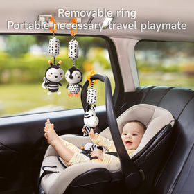 Tumama Kids soft plush rattle set encourages early senses