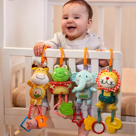 Tumama Kids stroller hanging animals rattle keeps baby entertained on walks
