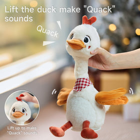 Tumama Kids talking duck singing and recording feature demonstrated for interactive fun