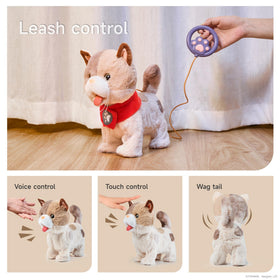 TUMAMA toy cat meows and moves, inviting creative storytelling during playtime.