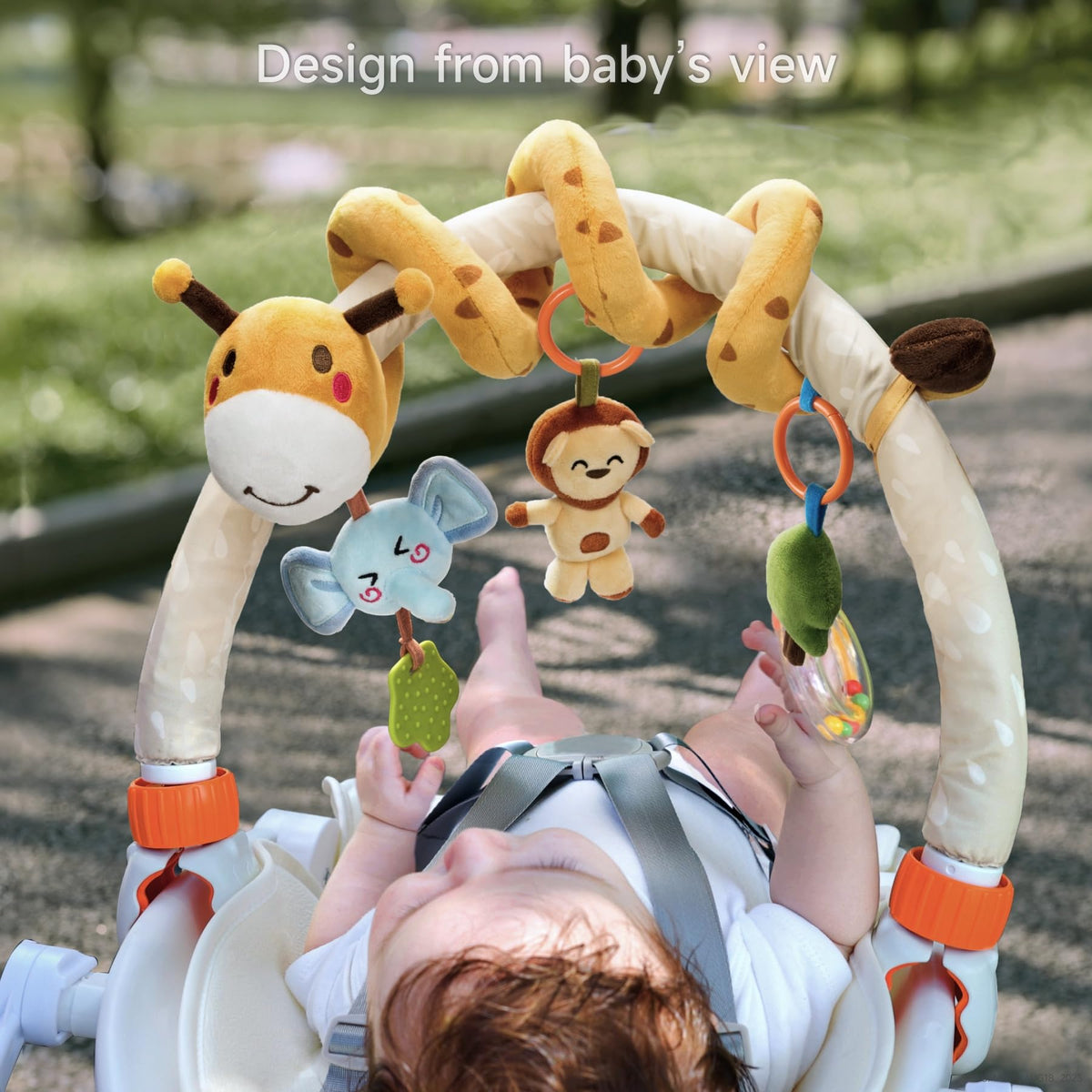 Tumama Kids color-rich arch stimulates sight and touch