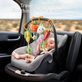 Tumama Kids soft-teether plush vegetable with safe textures for soothing gums
