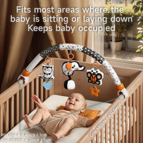 Tumama owls rattle teether with Bibi sound encourages reach-and-grab and sensory discovery.