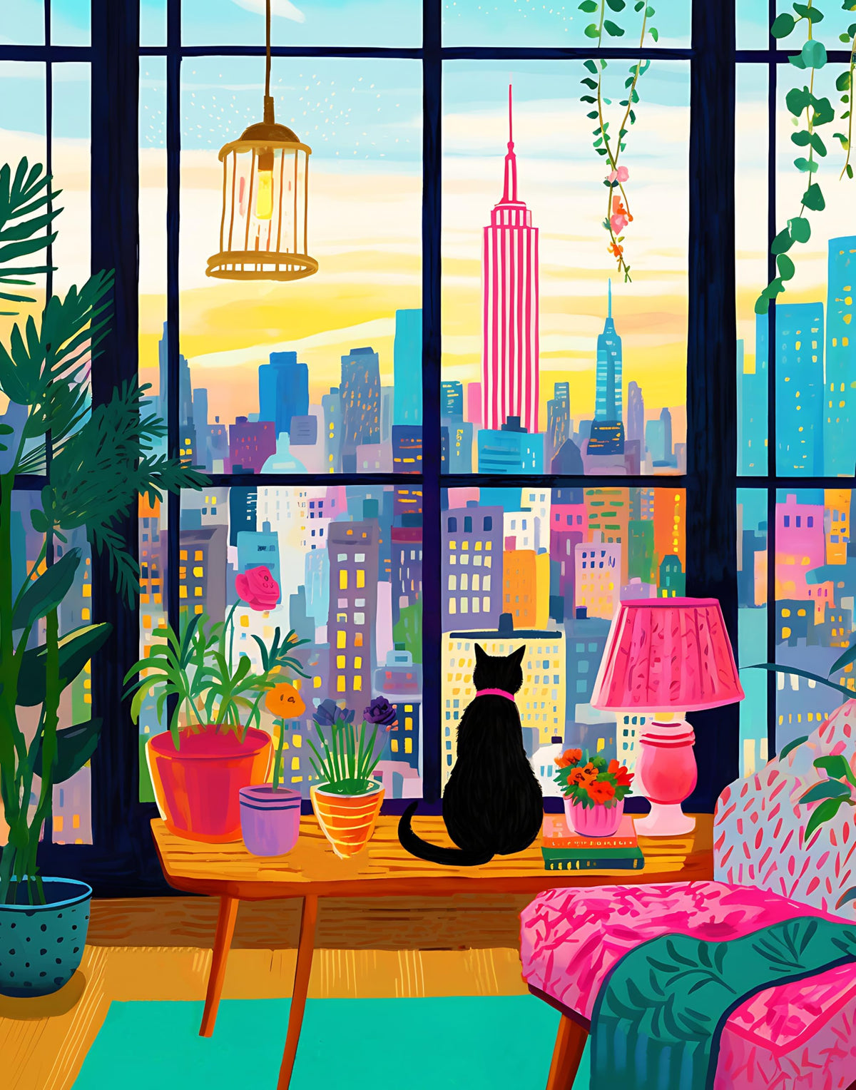 TUMBAUMBA puzzle Cat in New York offers focused, relaxing leisure.