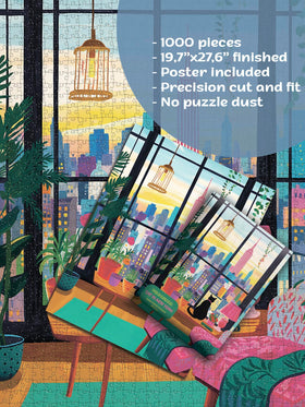 TUMBAUMBA puzzle Matte finish reduces glare for comfortable sessions.