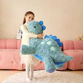 Tumyay kid-friendly Stegosaurus plush ideal for bedtime snuggles.