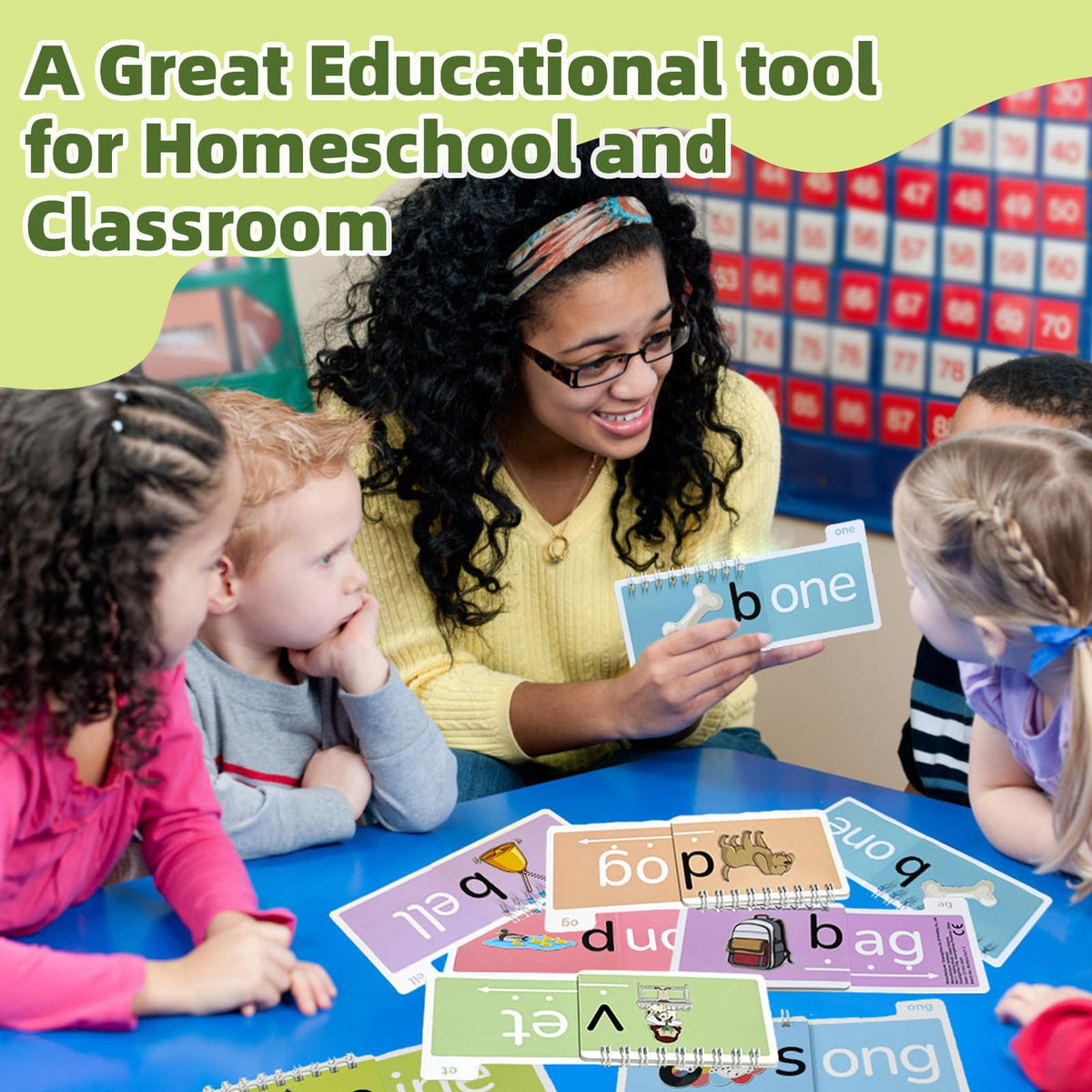 TUNJEJINY sight words flash cards for interactive reading activities.