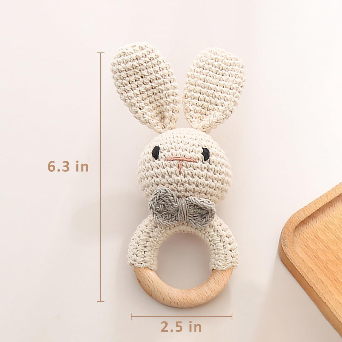 Tuowita gift idea rattle, ideal for baby announcements or holidays.