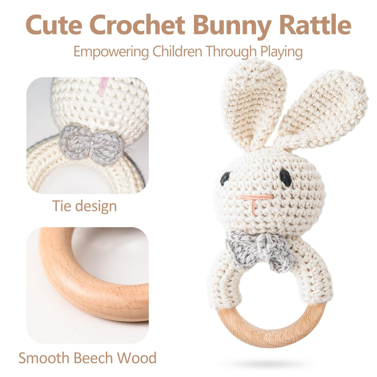 Tuowita durable natural materials ensure safe, long-lasting baby entertainment.