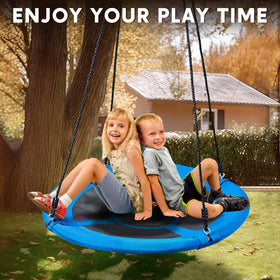 TURFEE backyard playground tree swing in the yard