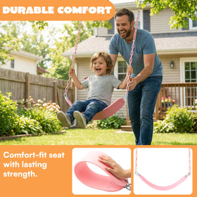 TURFEE EVA swing seat close-up highlighting non-toxic material