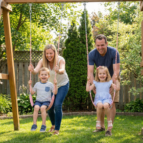 TURFEE heavy-duty playset accessories for family outdoor use