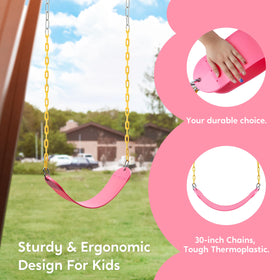 TURFEE swing kit ready to hang, fast backyard setup.