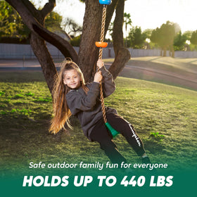 TURFEE Tree Swing assembly steps make setup simple and quick
