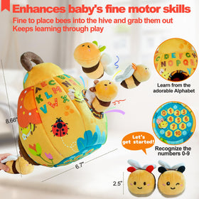 TURKIDS Beehive windows invite peek-and-play and cause-and-effect exploration