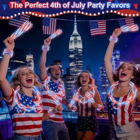 TURNMEON bulk patriotic favors ideal for birthdays, concerts, and events.