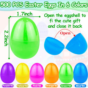 TurnMeOn Easter eggs in yellow green orange purple mix for large celebrations