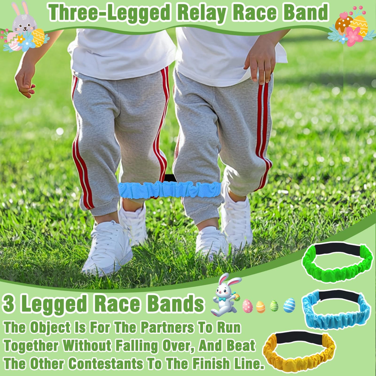 TURNMEON Easter eggs in assorted colors for visible, quick-reach game elements.