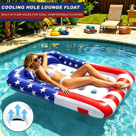 Leak-proof valves provide quick inflation and reliable setup for easy fun.