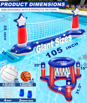Turnmeon fourth of july ring toss set boosts backyard entertainment.