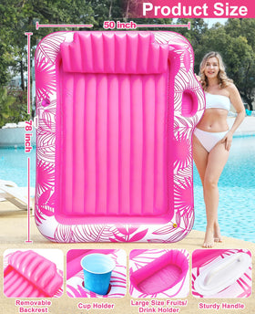 TURNMEON lounger's large soft cushion offers comfortable support for solo lounging or sharing