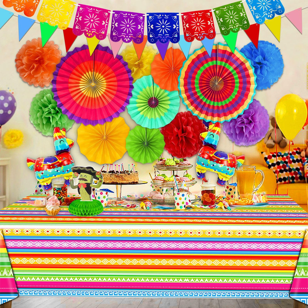 TURNMEON llama balloons add whimsy and a playful focal point to any fiesta.
