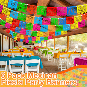 Turnmeon banner guitars pattern ideal for festive Cinco de Mayo celebrations