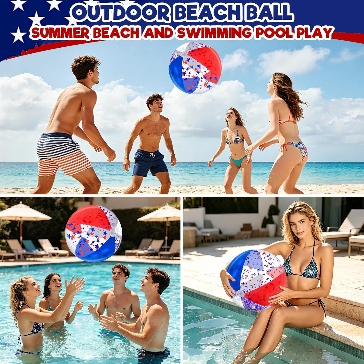 Turnmeon outdoor-indoor toy for Independence Day pool and beach activities