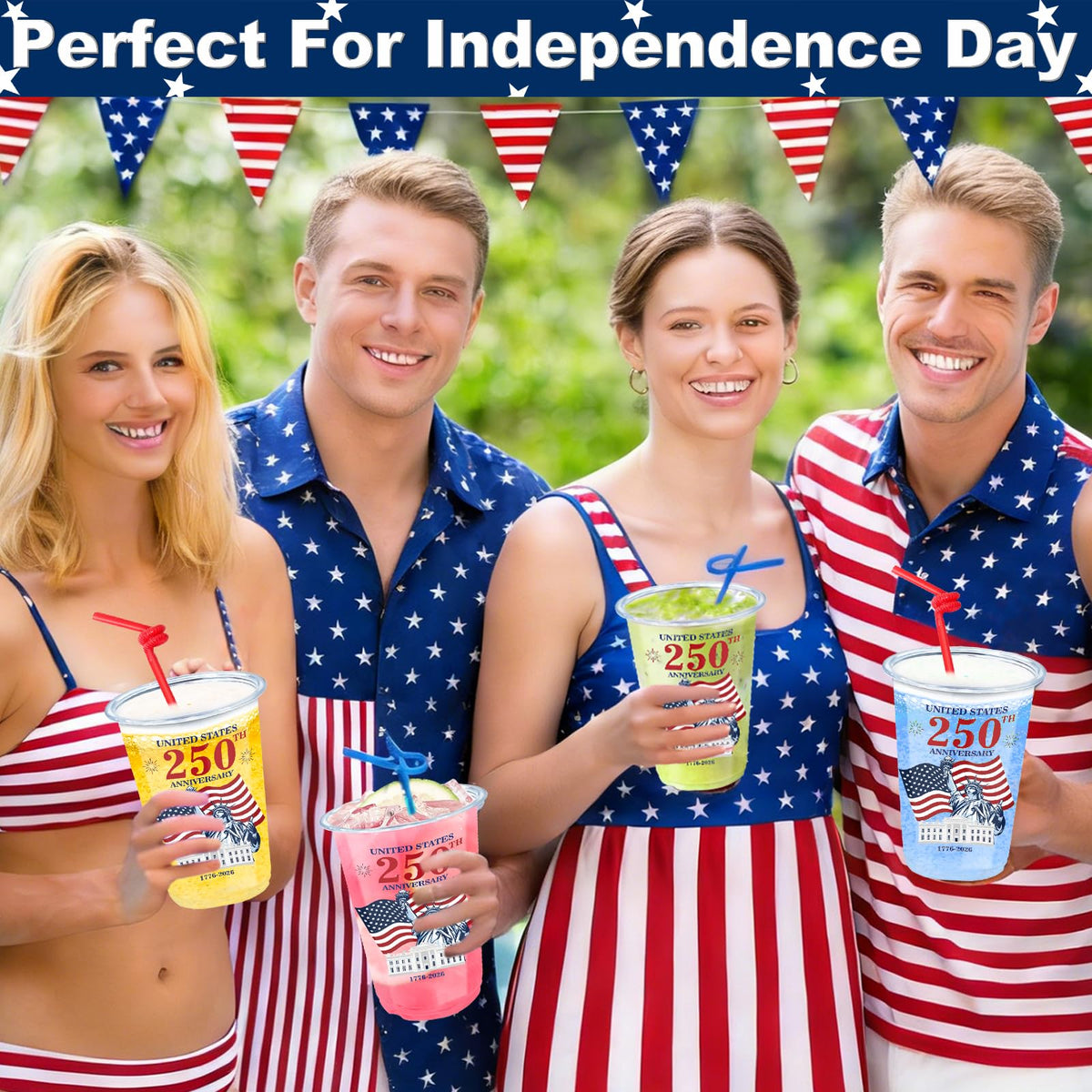 TURNMEON patriotic party setup is versatile for BBQs, picnics, and celebrations.