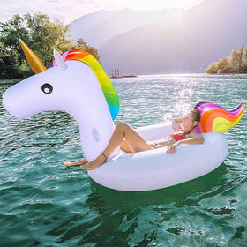 TURNMEON large float accommodates 2-3 adults for shared water adventures.