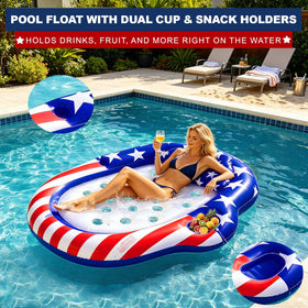 Turnmeon quick-inflation valves enable fast setup for lake days.