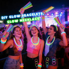 TURNMEON glow sticks are non-toxic and water-resistant for safe use.