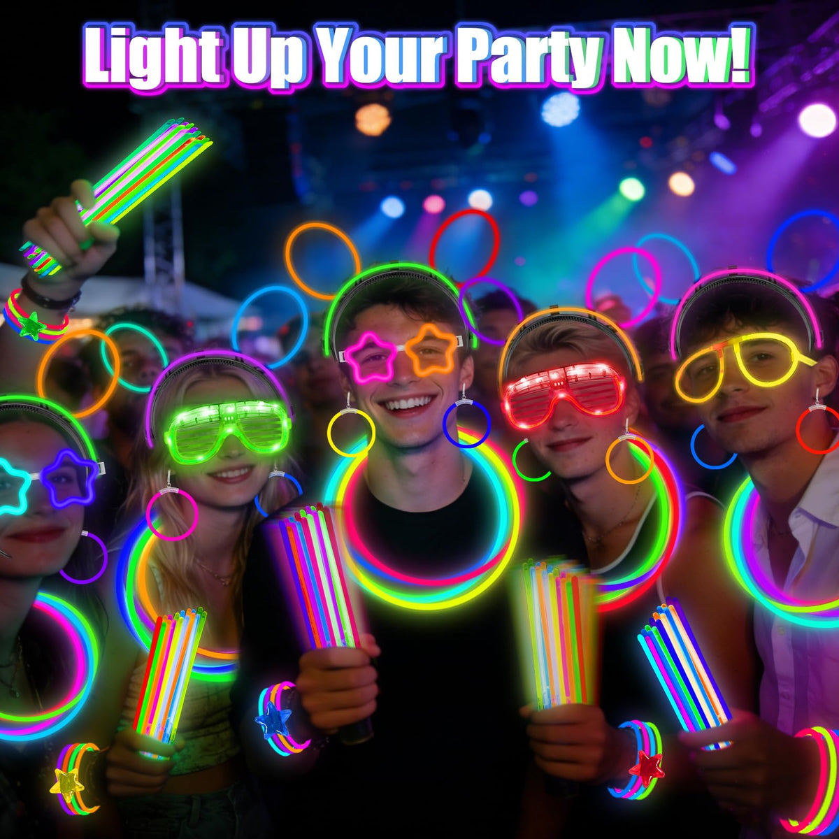 TURNMEON star connectors unlock colorful party accents and easy builds.